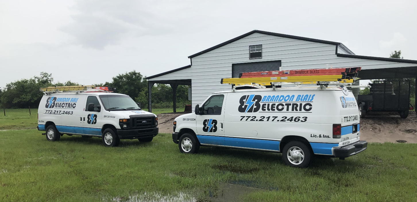 Brandon Blais Electric fleet vans, Vero Beach FL